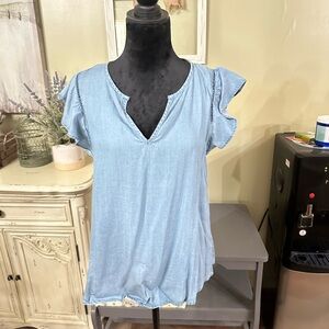 Mine Light Blue Women's Blouse